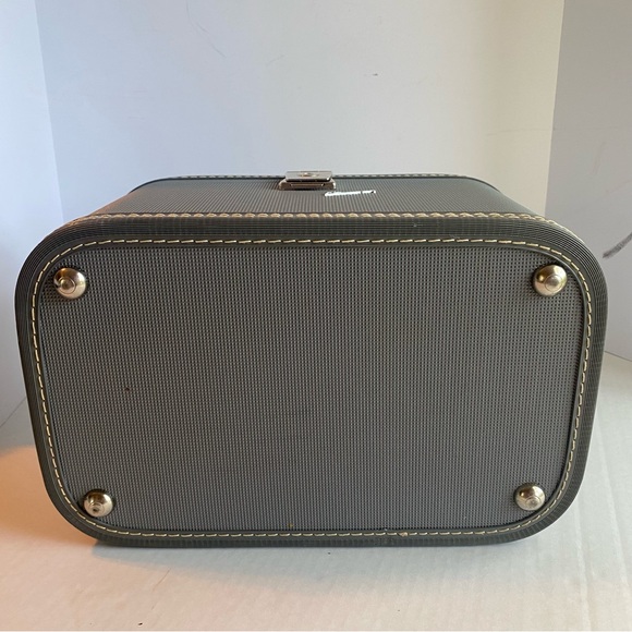 Vintage Starway Grey Hard Suitcase Luggage - Picture 7 of 7